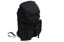Load image into Gallery viewer, PRADA プラダ リュックサック デイパック トライアングルロゴ V136 ナイロン ブラック シルバー金具 美品 中古 53883