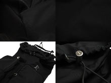 Load image into Gallery viewer, PRADA プラダ リュックサック デイパック トライアングルロゴ V136 ナイロン ブラック シルバー金具 美品 中古 53883