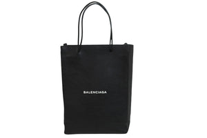 BALENCIAGA バレンシアガ トートバッグ ノースサウス ショッピングバッグM 482545 ブラック シルバー金具 美品 中古 53944 –  Casanova Vintage