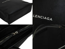 画像をギャラリービューアに読み込む, BALENCIAGA バレンシアガ トートバッグ ノースサウス ショッピングバッグM 482545 ブラック シルバー金具 美品 中古 53944