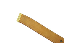 Load image into Gallery viewer, LOUIS VUITTON ルイヴィトン ベルト サンチュール・キャレ モノグラム M9272U PVC マルチカラー ゴールド金具 75 美品 中古 53955