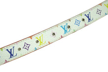 Load image into Gallery viewer, LOUIS VUITTON ルイヴィトン ベルト サンチュール・キャレ モノグラム M9272U PVC マルチカラー ゴールド金具 75 美品 中古 53955