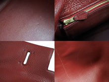 Load image into Gallery viewer, HERMES エルメス ケリー50 トゴ 2way バック トゴ ルージュアッシュ ゴールド金具 □J刻印 ハンドバッグ 中古 53966