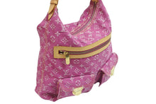 画像をギャラリービューアに読み込む, LOUIS VUITTON ルイヴィトン バギーGM ショルダーバッグ M95212 FL0020 モノグラムデニム ピンク ブラウン 美品 中古 53969