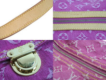 画像をギャラリービューアに読み込む, LOUIS VUITTON ルイヴィトン バギーGM ショルダーバッグ M95212 FL0020 モノグラムデニム ピンク ブラウン 美品 中古 53969