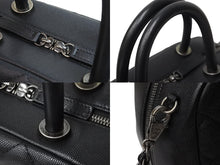 画像をギャラリービューアに読み込む, 極美品 CHANEL シャネル 2WAYハンドバッグ ミニボストン ココマーク キャビアスキン 23番台 ブラック シルバー金具 中古 53979