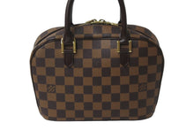 Load image into Gallery viewer, LOUIS VUITTON ルイヴィトン ハンドバッグ N51286 サリア ミニ ダミエ エベヌ ゴールド金具 美品 中古 54062