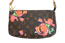 画像をギャラリービューアに読み込む, LOUIS VUITTON ルイ・ヴィトン ハンドバッグ モノグラムローズ アクセソワール ポーチ M48615 ゴールド金具 美品 中古 54063