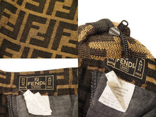 画像をギャラリービューアに読み込む, FENDI フェンディ ショートパンツ ズッカ柄 ブラウン F809/64 ポリエステル コットン レジン モダール サイズ38 美品 中古 54070