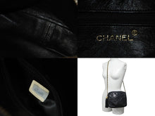 画像をギャラリービューアに読み込む, CHANEL シャネル マトラッセ タッセル チェーンショルダーバッグ フリンジ付き 0番台 ラムスキン ブラック 美品 中古 54084