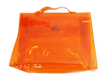 Load image into Gallery viewer, HERMES エルメス ハンドバッグ ビニールケリー クリアオレンジ ゴールド金具 ターンロック 1998年製 美品 中古 54109