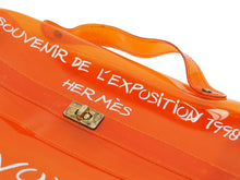 Load image into Gallery viewer, HERMES エルメス ハンドバッグ ビニールケリー クリアオレンジ ゴールド金具 ターンロック 1998年製 美品 中古 54109