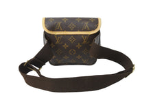 画像をギャラリービューアに読み込む, LOUIS VUITTON ルイ・ヴィトン ショルダーバッグ バムバッグ ボスフォール モノグラム M40108 ゴールド金具 美品 中古 54124