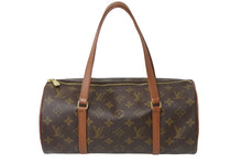 画像をギャラリービューアに読み込む, LOUIS VUITTON ルイヴィトン パピヨン30 ショルダーバッグ M51365 モノグラム ブラウン ゴールド金具 美品 中古 54128