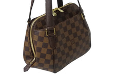 画像をギャラリービューアに読み込む, 極美品 LOUIS VUITTON ルイ・ヴィトン ハンドバッグ ベレムPM ダミエキャンバス N51173 ゴールド金具 中古 54131