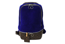 Load image into Gallery viewer, LOUIS VUITTON ルイ・ヴィトン リュック マークニューソン フリースバックパック ブルー M40276 シルバー金具 美品 中古 54135