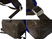 Load image into Gallery viewer, LOUIS VUITTON ルイ・ヴィトン リュック マークニューソン フリースバックパック ブルー M40276 シルバー金具 美品 中古 54135