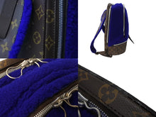 Load image into Gallery viewer, LOUIS VUITTON ルイ・ヴィトン リュック マークニューソン フリースバックパック ブルー M40276 シルバー金具 美品 中古 54135
