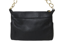 画像をギャラリービューアに読み込む, CHANEL シャネル ココマーク ワンショルダーバッグ 8番台 キャビアスキン GP ブラック ゴールド金具 美品 中古 54141