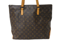 画像をギャラリービューアに読み込む, LOUIS VUITTON ルイヴィトン トートバッグ M51151 カバ メゾ ブラウン PVC レザー ゴールド金具 良品 中古 54146