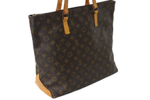 画像をギャラリービューアに読み込む, LOUIS VUITTON ルイヴィトン トートバッグ M51151 カバ メゾ ブラウン PVC レザー ゴールド金具 良品 中古 54146