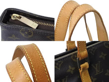 画像をギャラリービューアに読み込む, LOUIS VUITTON ルイヴィトン トートバッグ M51151 カバ メゾ ブラウン PVC レザー ゴールド金具 良品 中古 54146