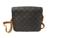 画像をギャラリービューアに読み込む, LOUISVUITTON ルイヴィトン カルトシエールMM ショルダーバッグ M51253 モノグラムキャンバス ブラウン 良品 中古 54147