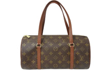 画像をギャラリービューアに読み込む, LOUIS VUITTON ルイヴィトン パピヨン30 ショルダーバッグ モノグラム ブラウン ゴールド金具 M51365 美品 中古 54156