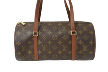 画像をギャラリービューアに読み込む, LOUIS VUITTON ルイヴィトン パピヨン30 ショルダーバッグ モノグラム ブラウン ゴールド金具 M51365 美品 中古 54156