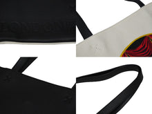 画像をギャラリービューアに読み込む, LOEWE ロエベ トートバッグ ハンドバッグ ロンドン ブラック ベージュ レザー キャンバス 美品 中古 54171