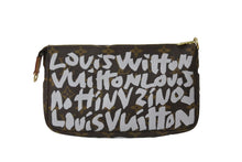 画像をギャラリービューアに読み込む, 新品同様 LOUIS VUITTON ルイヴィトン ハンドバッグ M92192 グラフィティ ポシェット アクセソワール ゴールド金具 中古 54183