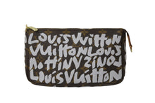 画像をギャラリービューアに読み込む, 新品同様 LOUIS VUITTON ルイヴィトン ハンドバッグ M92192 グラフィティ ポシェット アクセソワール ゴールド金具 中古 54183