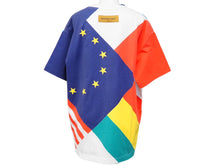 画像をギャラリービューアに読み込む, LOUIS VUITTON ルイヴィトン 半袖Ｔシャツ 19AW 総柄 国旗 マルチカラー コットン サイズS RM192 NPG HHY81W 美品 中古 54204