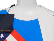 画像をギャラリービューアに読み込む, LOUIS VUITTON ルイヴィトン 半袖Ｔシャツ 19AW 総柄 国旗 マルチカラー コットン サイズS RM192 NPG HHY81W 美品 中古 54204