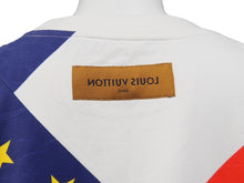 画像をギャラリービューアに読み込む, LOUIS VUITTON ルイヴィトン 半袖Ｔシャツ 19AW 総柄 国旗 マルチカラー コットン サイズS RM192 NPG HHY81W 美品 中古 54204