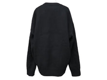 画像をギャラリービューアに読み込む, ami alexandre mattiussi アミアレクサンドレマチウシ ニット・セーター クルーネックセーター ブラック サイズM 美品 中古 54207