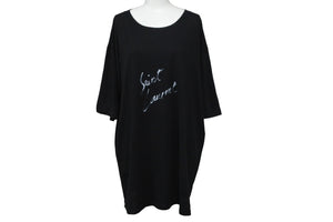 SAINT LAURENT サンローラン グラフィック ロゴ 半袖Ｔシャツ 2022年 ブラック トップス 黒色 480406 サイズXL 美品 中古 54208