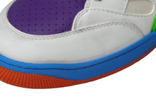 画像をギャラリービューアに読み込む, 極美品 GUCCI グッチ スニーカー バスケット ハイカット ヴィンテージ加工 661310 22SS ホワイト マルチカラー サイズ7 中古 54220