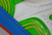 画像をギャラリービューアに読み込む, 極美品 GUCCI グッチ スニーカー バスケット ハイカット ヴィンテージ加工 661310 22SS ホワイト マルチカラー サイズ7 中古 54220