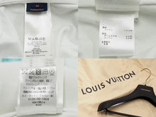 画像をギャラリービューアに読み込む, LouisVuitton ルイヴィトン 23SS スプレーデニムジャケット RM231M U14 HOA10W コットン ホワイト ブルー 46 美品 中古 54264