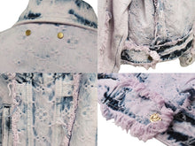 画像をギャラリービューアに読み込む, LOUIS VUITTON ルイ・ヴィトン フリンジモノグラムボーイフッドデニムジャケット 23SS UZD HOA81W ゴールド金具 美品 中古 54266