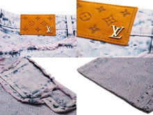 画像をギャラリービューアに読み込む, 極美品 LOUIS VUITTON ルイ・ヴィトン ワイドカーペンタートラウザーウィズフリンジ サイズ29 HOD80WUZD ゴールド金具 中古 54267