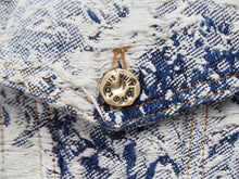 画像をギャラリービューアに読み込む, LOUIS VUITTON ルイ・ヴィトン 22AW クラシック モノグラムデニム ジャケット RM222 PM9 HNA86W サイズ48 美品 中古 54268