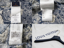 画像をギャラリービューアに読み込む, LOUIS VUITTON ルイ・ヴィトン 22AW クラシック モノグラムデニム ジャケット RM222 PM9 HNA86W サイズ48 美品 中古 54268