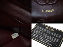画像をギャラリービューアに読み込む, CHANEL シャネル マトラッセ25 ショルダーバッグ ダブルフラップ 2番台 ラムスキン ブラック ゴールド金具 美品 中古 54277