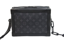 Load image into Gallery viewer, LOUIS VUITTON ルイヴィトン M44730 ソフトトランク ヴァージル アブロー モノグラムエクリプス ブラック 美品 中古 54288