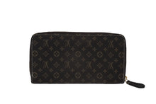 画像をギャラリービューアに読み込む, LOUIS VUITTON ルイヴィトン 長財布 M63009 ジッピーウォレット ブラウン モノグラムイディール ゴールド金具 美品 中古 54289
