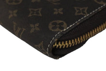 画像をギャラリービューアに読み込む, LOUIS VUITTON ルイヴィトン 長財布 M63009 ジッピーウォレット ブラウン モノグラムイディール ゴールド金具 美品 中古 54289
