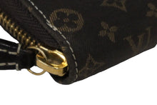 画像をギャラリービューアに読み込む, LOUIS VUITTON ルイヴィトン 長財布 M63009 ジッピーウォレット ブラウン モノグラムイディール ゴールド金具 美品 中古 54289