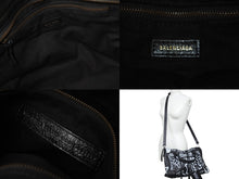 画像をギャラリービューアに読み込む, BALENCIAGA バレンシアガ トートバッグ グラフィティ クラシックシティ ミディアム 505550.Y.535269 シルバー金具 美品 中古 54297